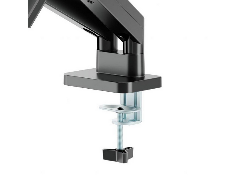 Gembird Desk mounted adjustable double monitor arm 17"-32" - Schwarz