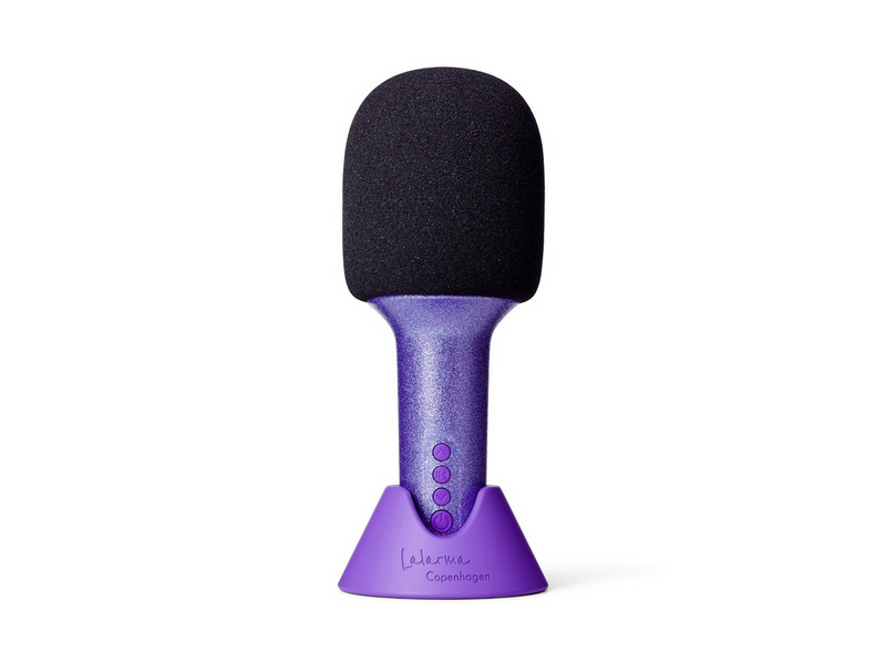 Lalarma Glitter Grove microphone - Purple