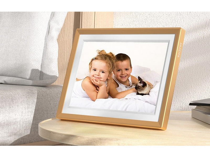 Arzopa D10 10.1" Digital Photo Frame - Champagne Gold