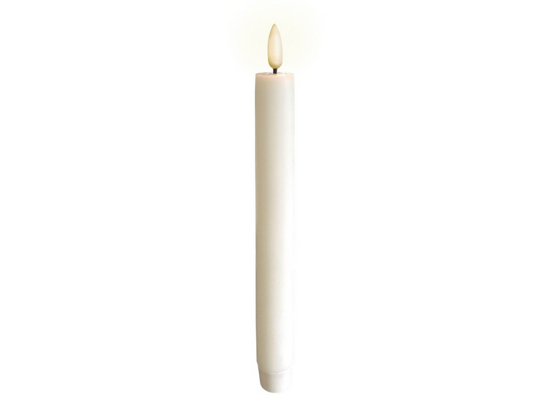 Asp-Holmblad LED-Wachs-Dinnerkerze