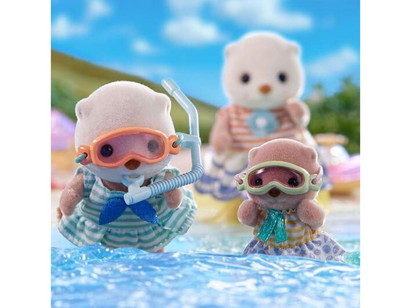 Sylvanian Families Sea Otter Sisters - Splashy Snorkel Set