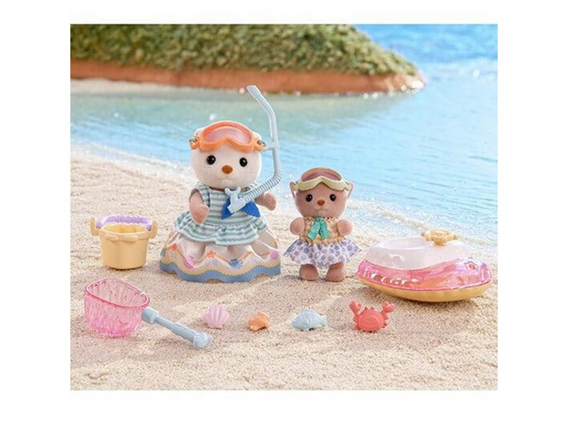 Sylvanian Families Sea Otter Sisters - Splashy Snorkel Set