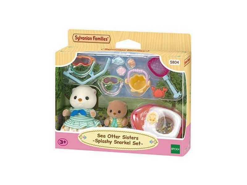 Sylvanian Families Sea Otter Sisters - Splashy Snorkel Set