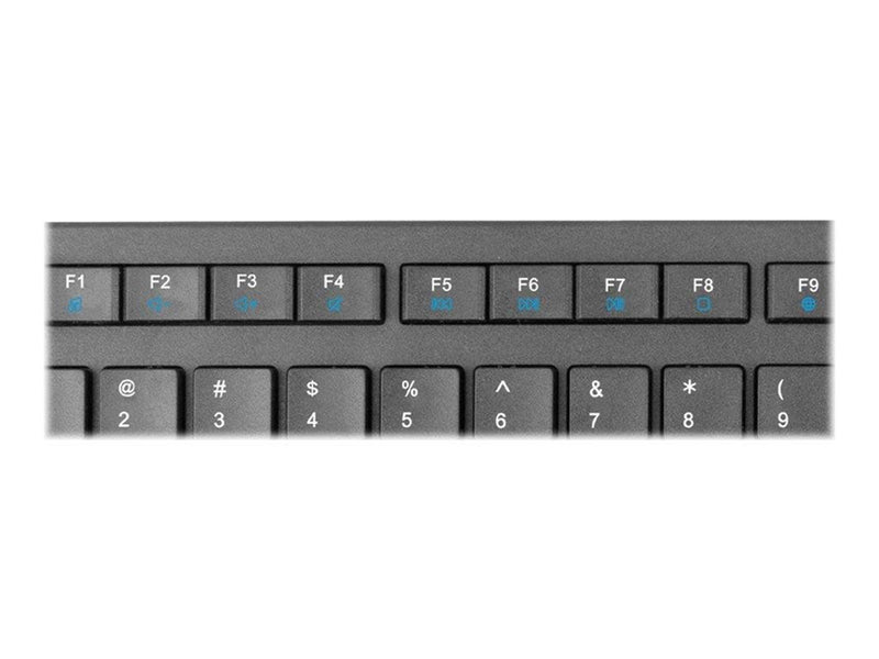 Natec Discus 2 - keyboard - QWERTY - US - black - Tastaturen - Englisch - US - Schwarz
