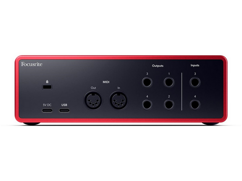 Focusrite Scarlett 4i4 4th Gen - 4-in/4- out audio interface