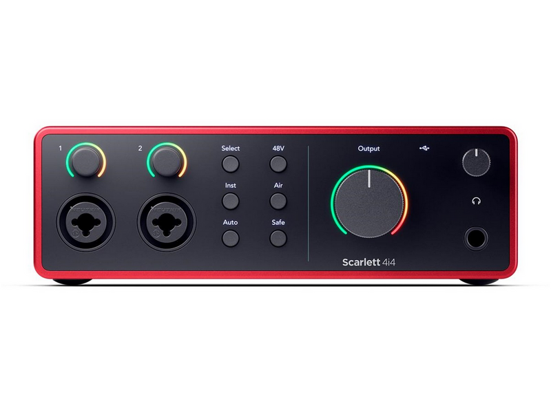 Focusrite Scarlett 4i4 4th Gen - 4-in/4- out audio interface