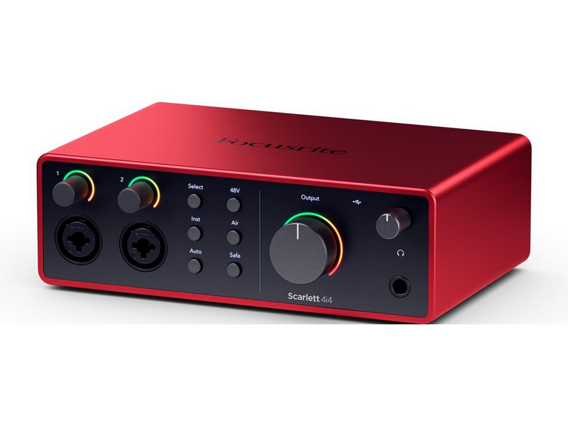 Focusrite Scarlett 4i4 4th Gen - 4-in/4- out audio interface
