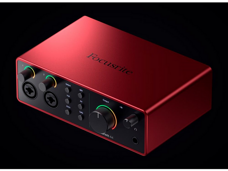 Focusrite Scarlett 4i4 4th Gen - 4-in/4- out audio interface