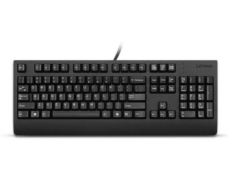 Lenovo Preferred Pro II USB Keyboard Danish - Tastatur - Dänisch - Schwarz