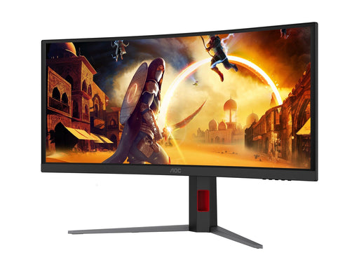 34" AOC G4 CU34G4CA computer monitor 86.4 cm (34") 3440 x 1440 pixels Black Red