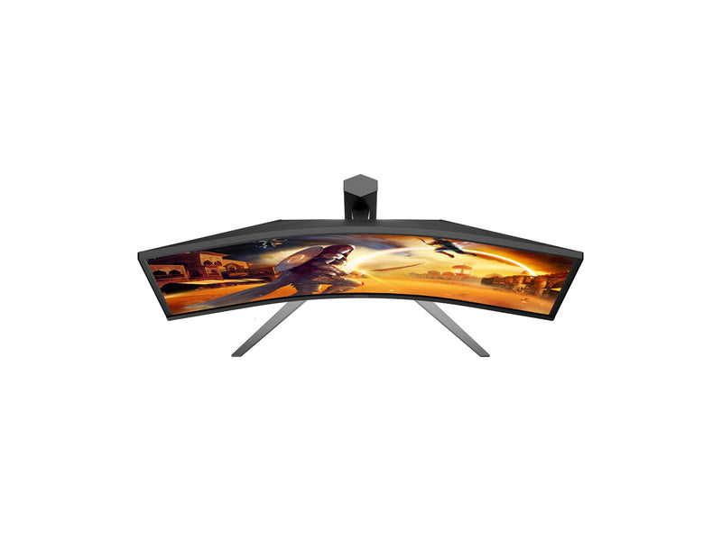 34" AOC G4 CU34G4ZCA computer monitor 86.4 cm (34") 3440 x 1440 pixels Black Red