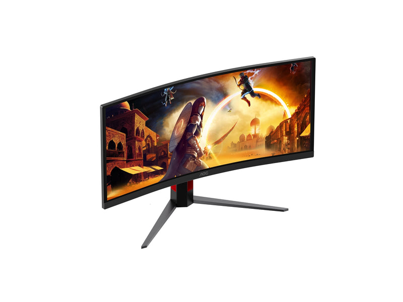 34" AOC G4 CU34G4ZCA computer monitor 86.4 cm (34") 3440 x 1440 pixels Black Red