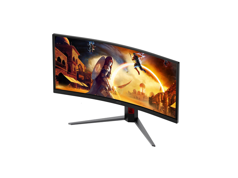 34" AOC G4 CU34G4ZCA computer monitor 86.4 cm (34") 3440 x 1440 pixels Black Red