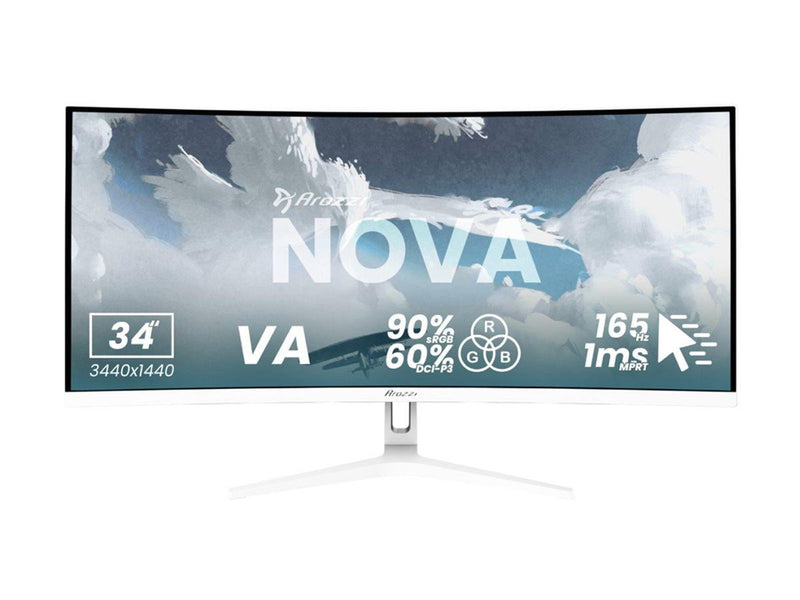 34" Arozzi Nova 34″ Curved computer monitor