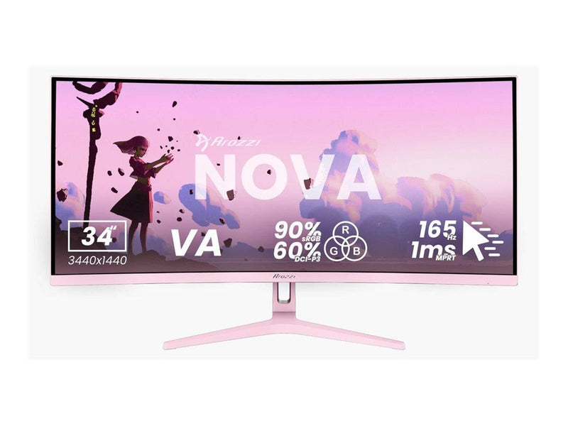 34" Arozzi Nova 34″ Curved computer monitor