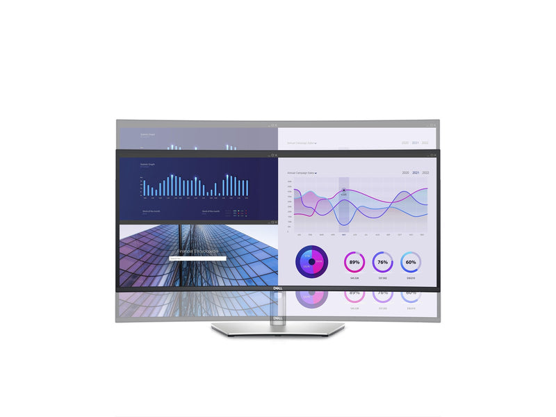 34" Dell UltraSharp U3423WE - 3440x1440 (UWQHD) - 60Hz - IPS Black - 90W USB-C - KVM switch