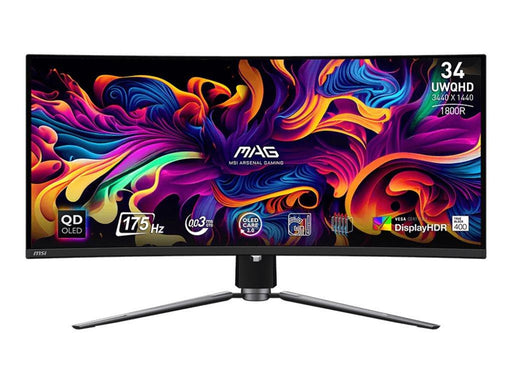 34" MSI MAG 341CQPDE - 3440x1440 (UWQHD) - 175Hz - QD-OLED - KVM switch
