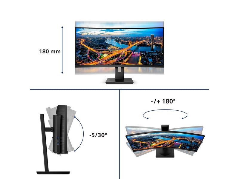 34" Philips 345B1C - 3440x1440 (UWQHD) - 100Hz - VA