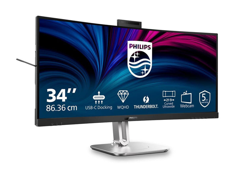 34" Philips 6000 Series 34B2U6603CH - 3440x1440 (UWQHD) - 120Hz - VA - 100W USB-C - KVM switch