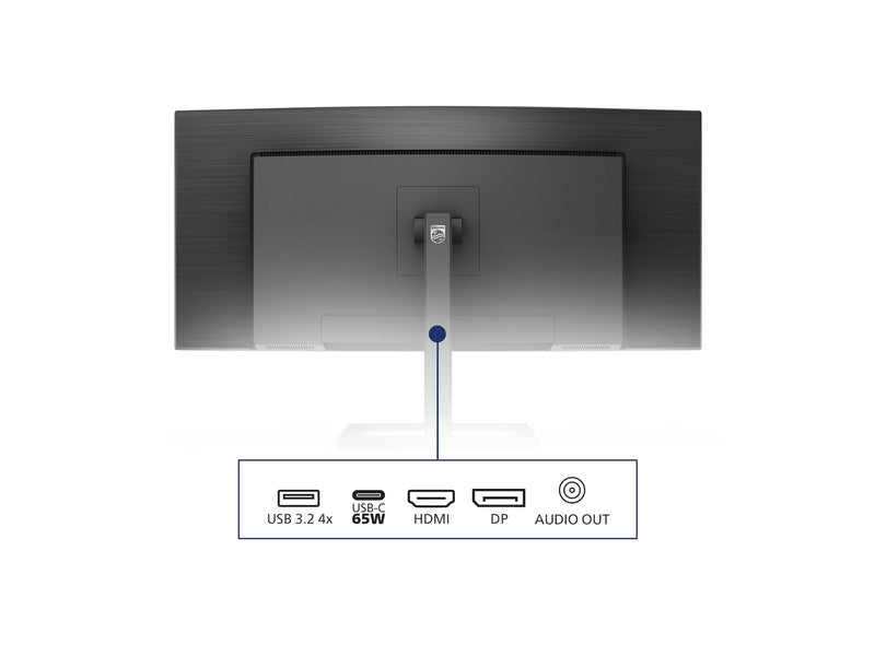 34" Philips E-line 346E2CUAE - 3440x1440 (UWQHD) - 100Hz - VA - 65W USB-C