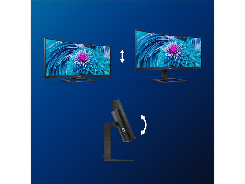 34" Philips E-line 346E2CUAE - 3440x1440 (UWQHD) - 100Hz - VA - 65W USB-C