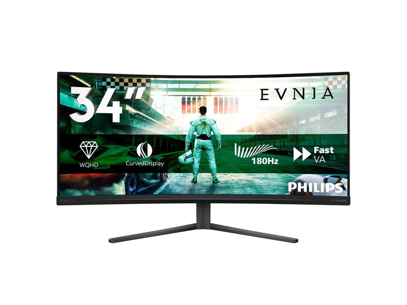 34" Philips Evnia 3000 - 3440x1440 (UWQHD) - 180Hz - VA