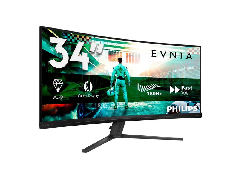 34" Philips Evnia 3000 - 3440x1440 (UWQHD) - 180Hz - VA