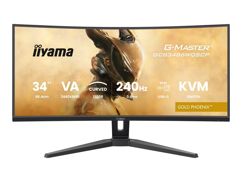 34" iiyama G-MASTER Gold Phoenix - 3440x1440 (UWQHD) - 240Hz - VA - KVM switch