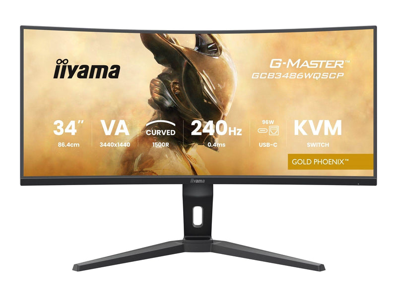 34" iiyama G-MASTER Gold Phoenix - 3440x1440 (UWQHD) - 240Hz - VA - KVM switch
