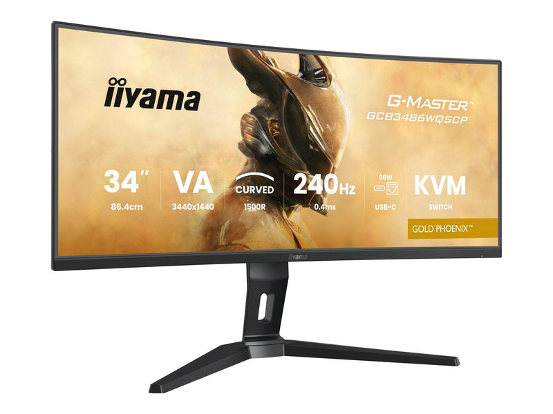 34" iiyama G-MASTER Gold Phoenix - 3440x1440 (UWQHD) - 240Hz - VA - KVM switch