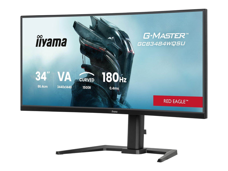 34" iiyama G-MASTER Red Eagle GCB3484WQSU-B1 - 3440x1440 - 180Hz - VA