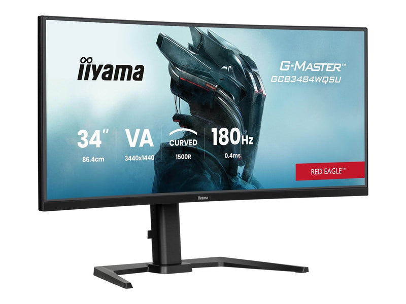 34" iiyama G-MASTER Red Eagle GCB3484WQSU-B1 - 3440x1440 - 180Hz - VA