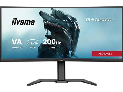 34" iiyama G-MASTER Red Eagle GCB3484WQSU-B2 - LED monitor - curved - 34" - HDR