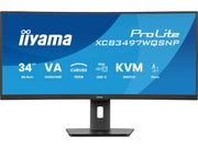 34" iiyama ProLite XCB3497WQSNP-B1 - 3440x1440 (UWQHD) - 120Hz - VA - 95W USB-C - KVM switch
