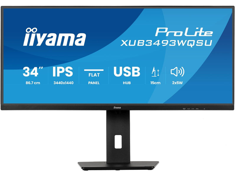 34" iiyama ProLite XUB3493WQSU-B6 - 3440x1440 - 120Hz - IPS