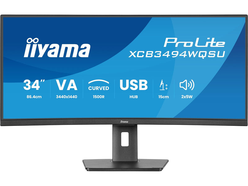 34" iiyama XCB3494WQSU-B1 - 3440x1440 (UWQHD) - 120Hz - VA