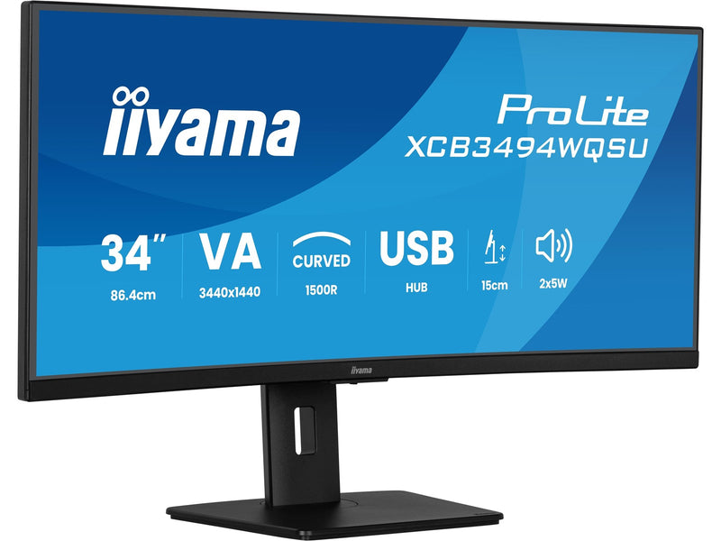 34" iiyama XCB3494WQSU-B1 - 3440x1440 (UWQHD) - 120Hz - VA