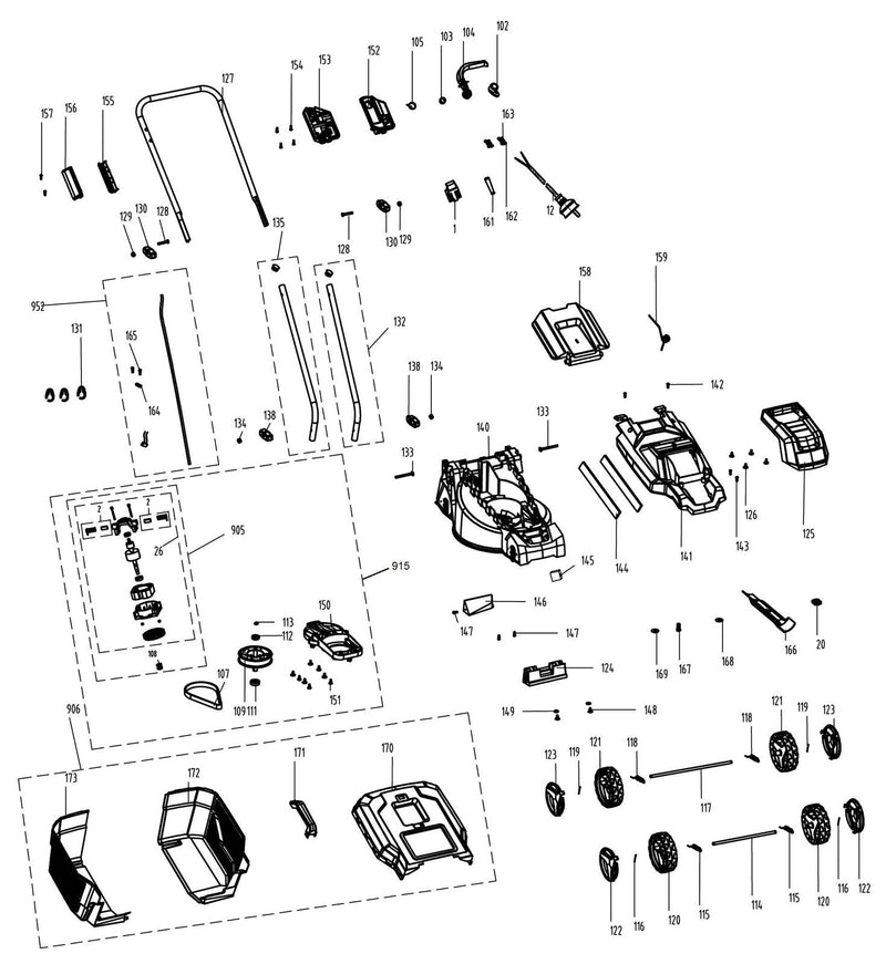 Einhell Elektro-Rasenmäher GC-EM 1000/32 (3400070)