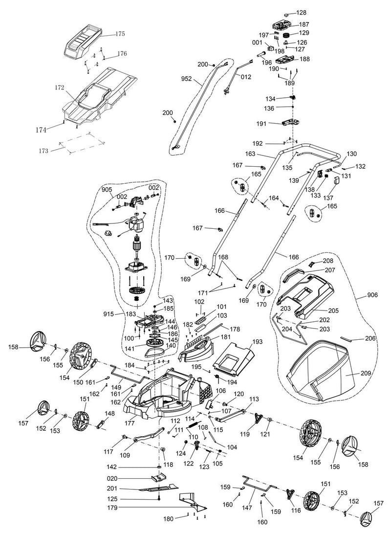 Einhell Elektro-Rasenmäher GC-EM 1600/37 (3400080)