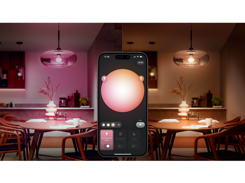 Philips Hue Essential A60 E27 Smart Glühbirne - 806 lm, 8 W