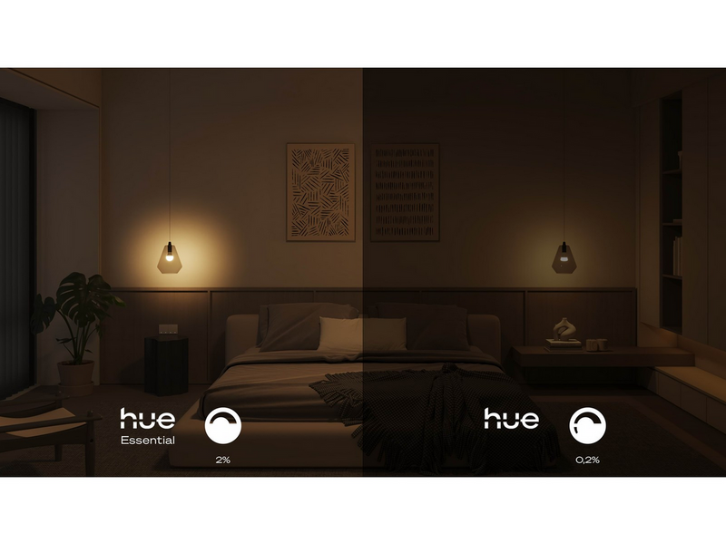 Philips Hue Essential A60 - E27 Smart Bulb - 806 lumen - 8 W - 3 pack