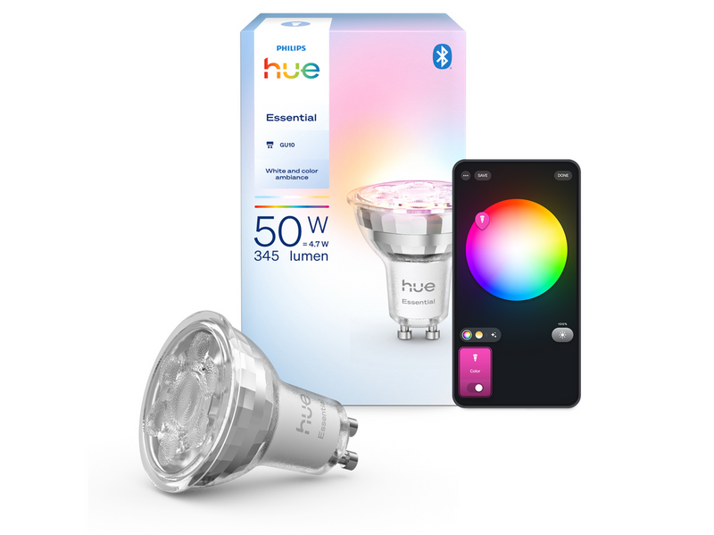 Philips Hue Essential GU10 - smart spotlight - 345 lm - 4.7W