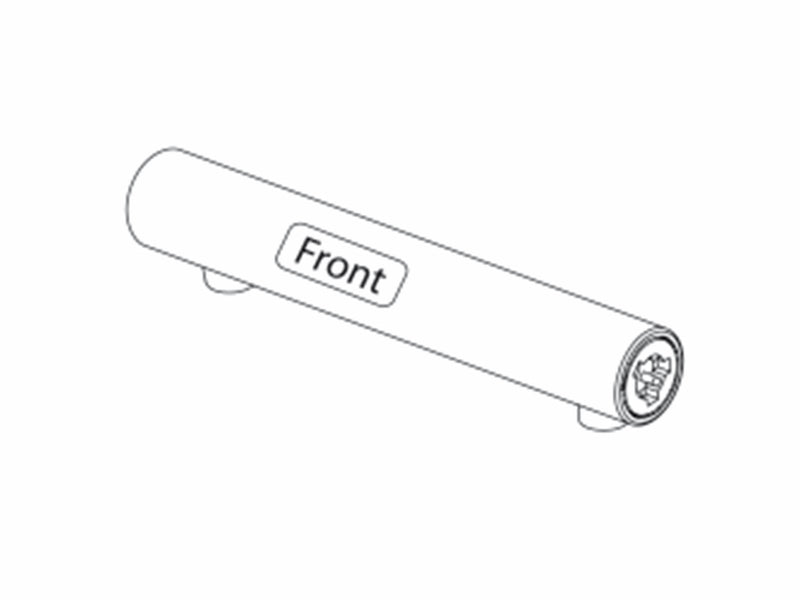 Pressalit replacement console tube white