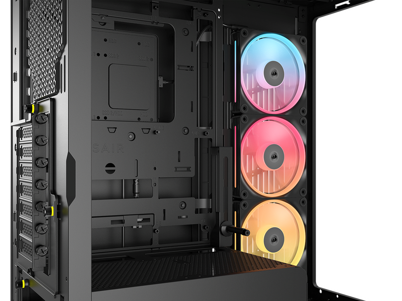 Corsair FRAME 4500X LX-R RGB Black - Gehäuse - Miditower - Schwarz