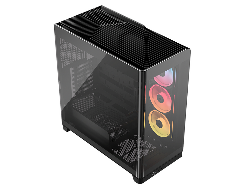 Corsair FRAME 4500X LX-R RGB Black - Gehäuse - Miditower - Schwarz