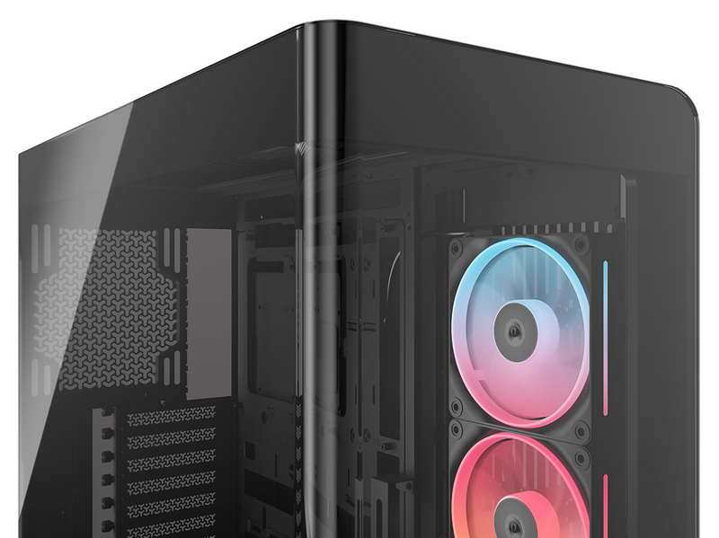 Corsair FRAME 4500X LX-R RGB Black - Gehäuse - Miditower - Schwarz