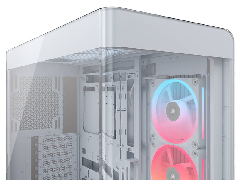 Corsair FRAME 4500X LX-R RGB White - Gehäuse - Miditower - Weiß