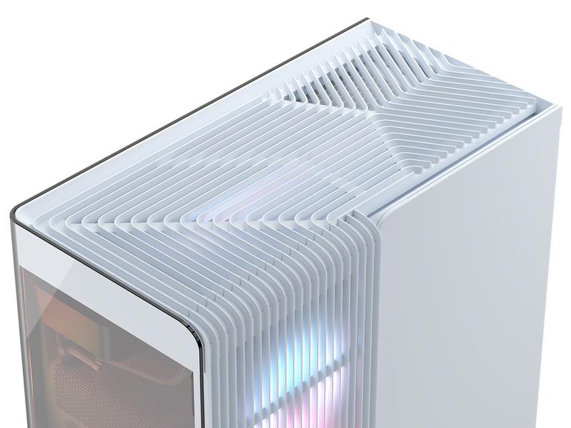 Corsair FRAME 4500X LX-R RGB White - Gehäuse - Miditower - Weiß