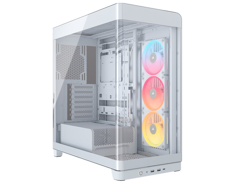 Corsair FRAME 4500X LX-R RGB White - Gehäuse - Miditower - Weiß