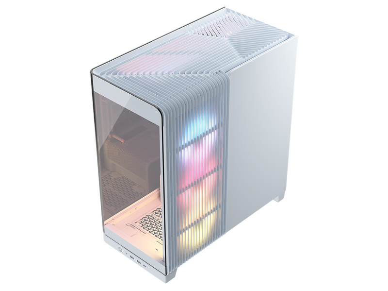 Corsair FRAME 4500X LX-R RGB White - Gehäuse - Miditower - Weiß